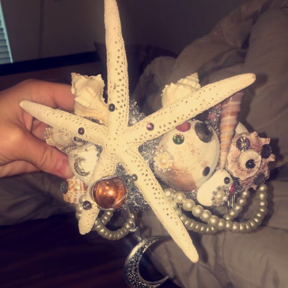 Coachella outfit and Mermaid crown handmade by me - Picture 4 of 8